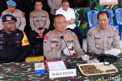 Senpi Pabrikan-171 Butir Amunisi Ditemukan di Hutan Jayapura, Polisi Selidiki